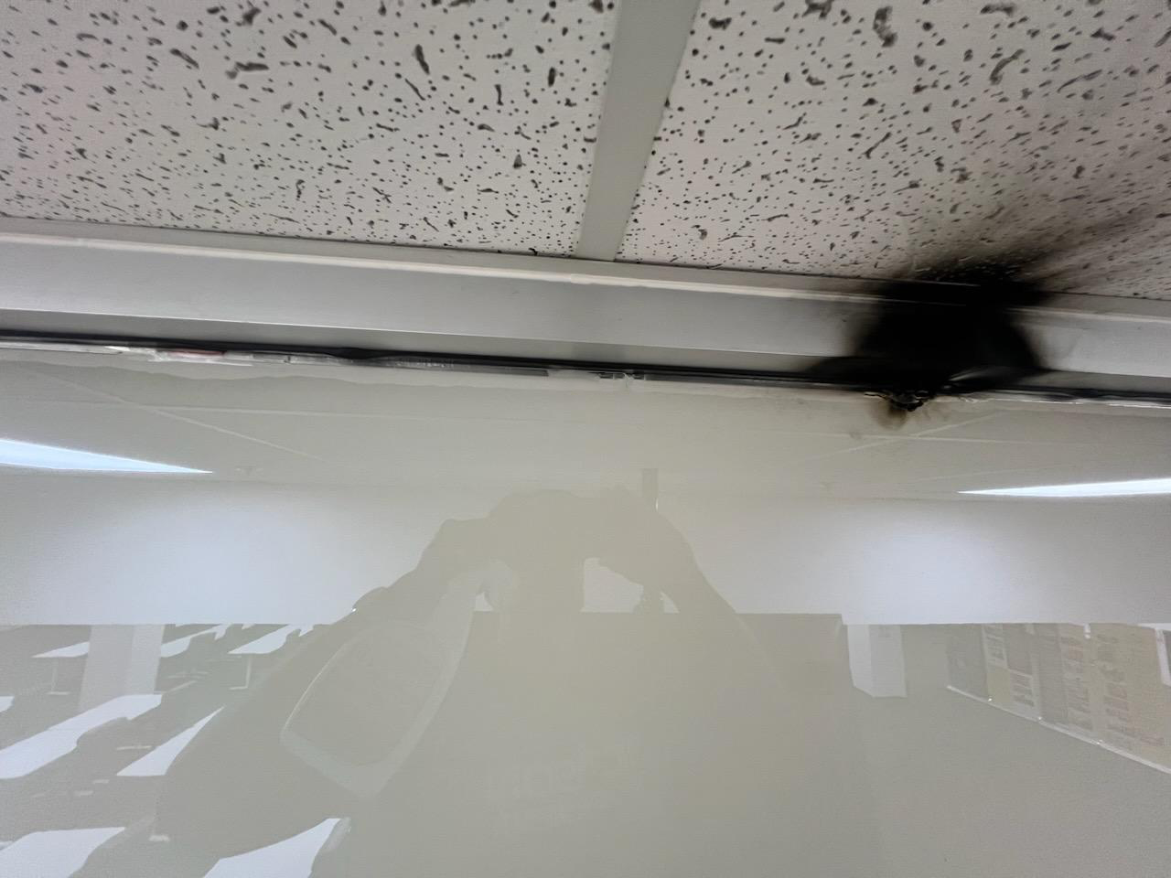 Charred ceiling from generic film